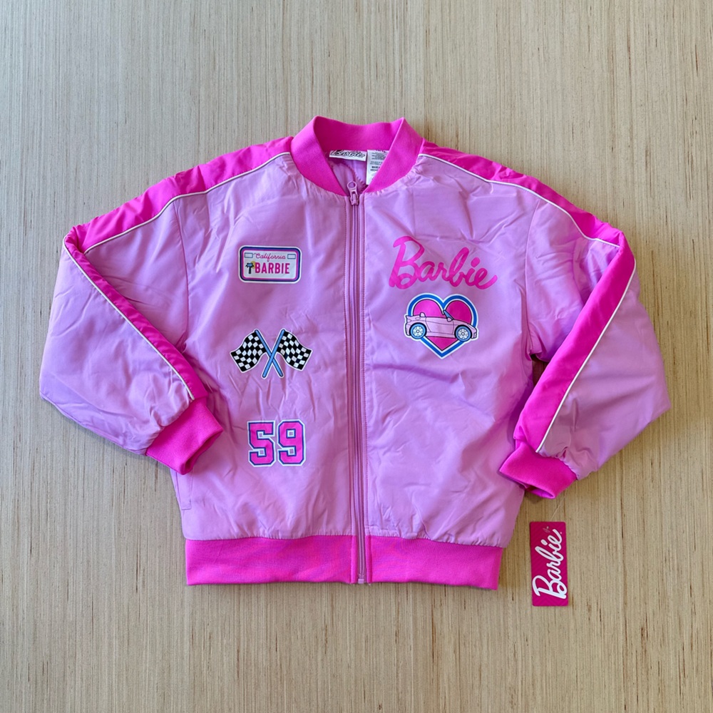 🆕 Girls Barbie Jacket Size 4/5